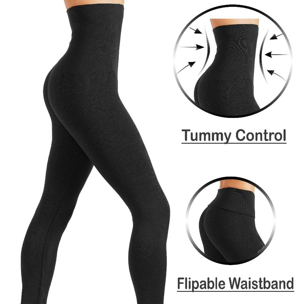 Thick Fleece High Waist Tummy Slim - Picture 5 of 7
